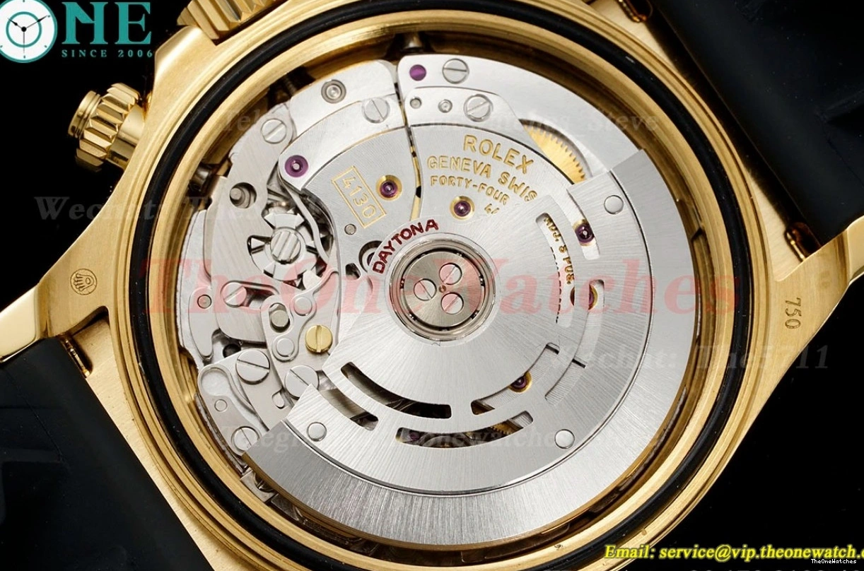 N6F Daytona 40mm Black 116518 Dia DD4130 RU Gem YG 0218